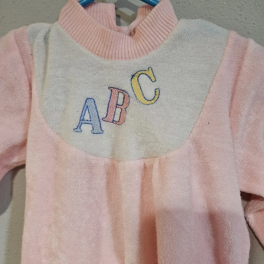 Vintage Baby Pink Pajamas